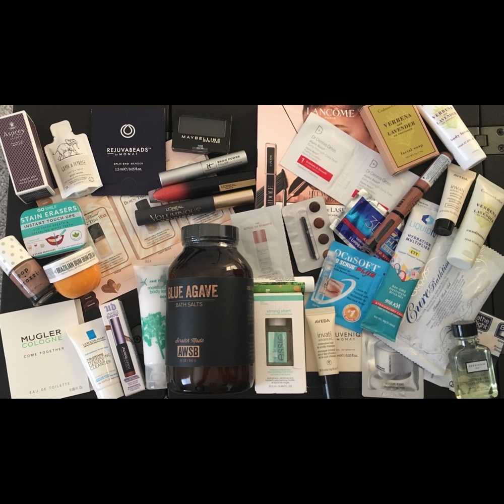 Huge 45+ Beauty/Wellness Sample LOT! +5 FREE gifts